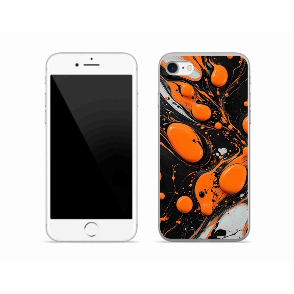 Gélový kryt mmCase na iPhone SE (2022) - abstraktný motív 41