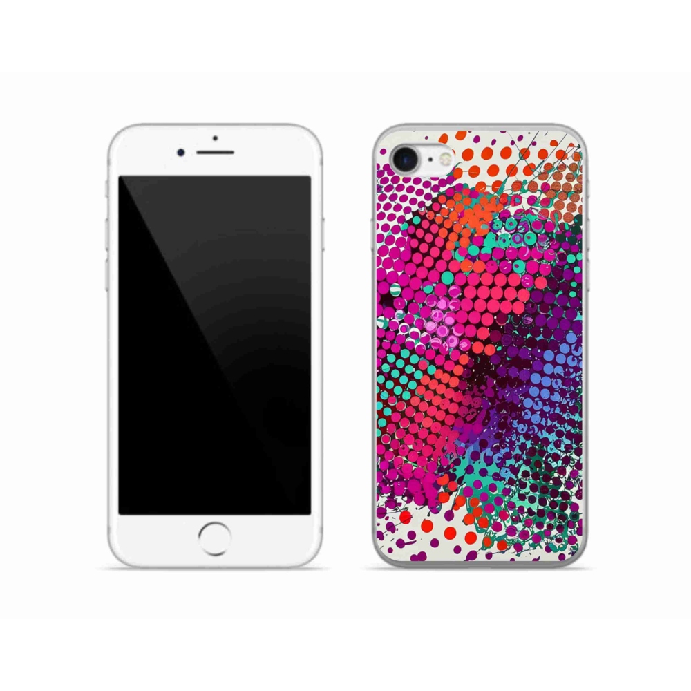 Gélový kryt mmCase na iPhone SE (2022) - abstraktný motív 65