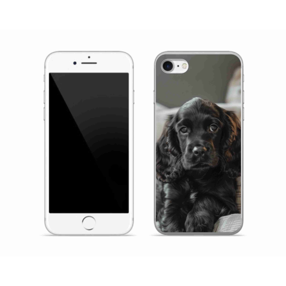 Gélový kryt mmCase na iPhone SE (2022) - anglický kokeršpaniel