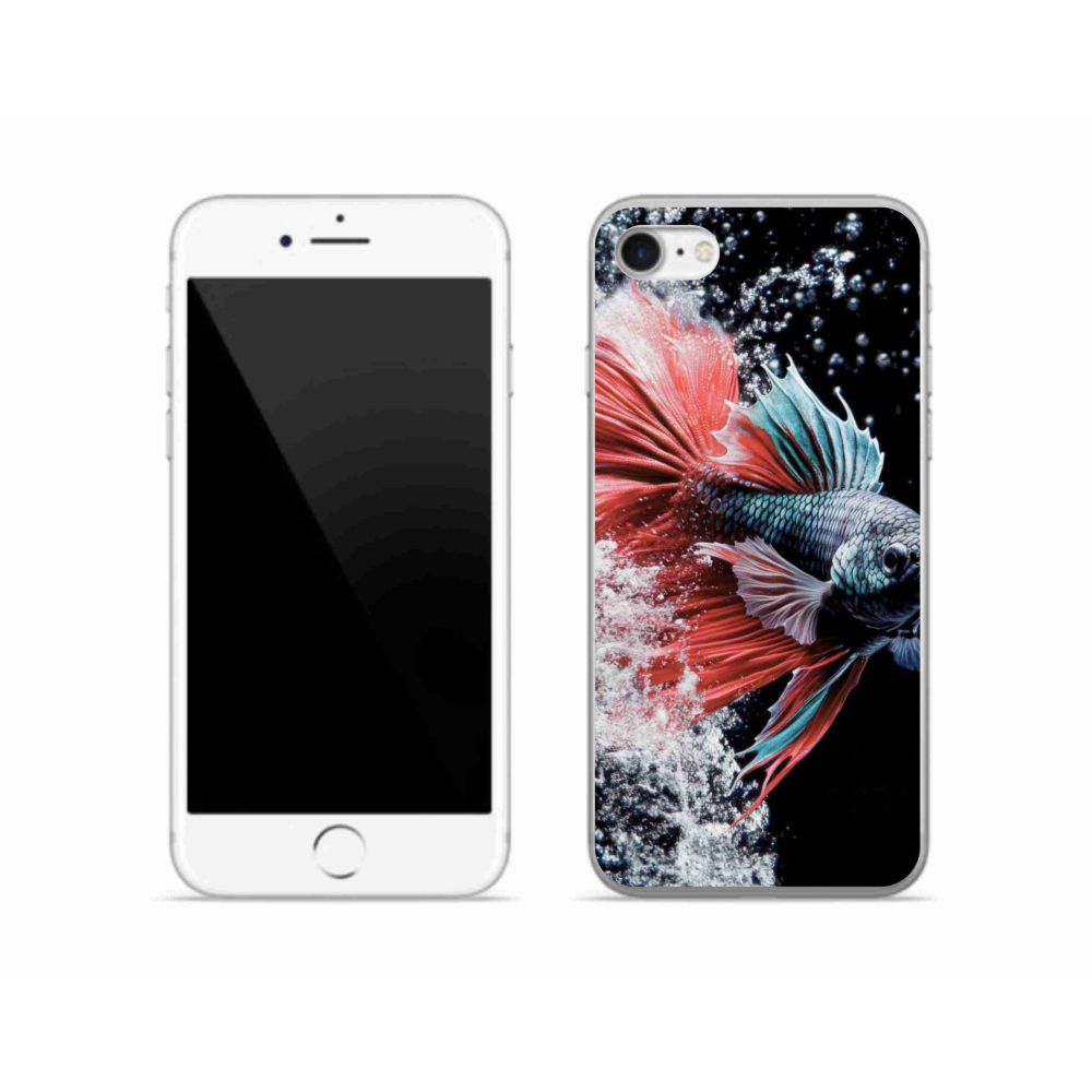 Gélový kryt mmCase na iPhone SE (2022) - bojovníčka pestrá