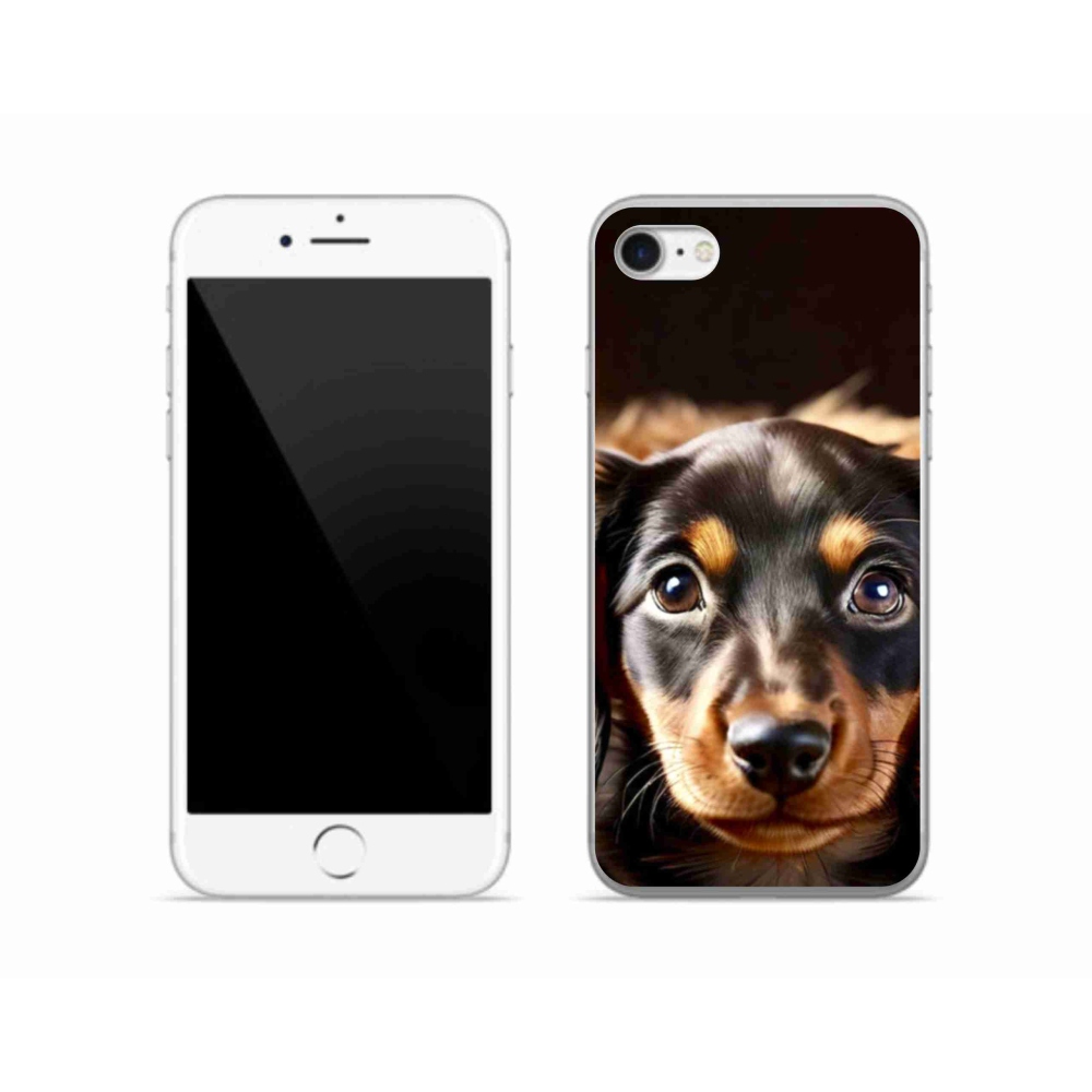 Gélový kryt mmCase na iPhone SE (2022) - jazvečík