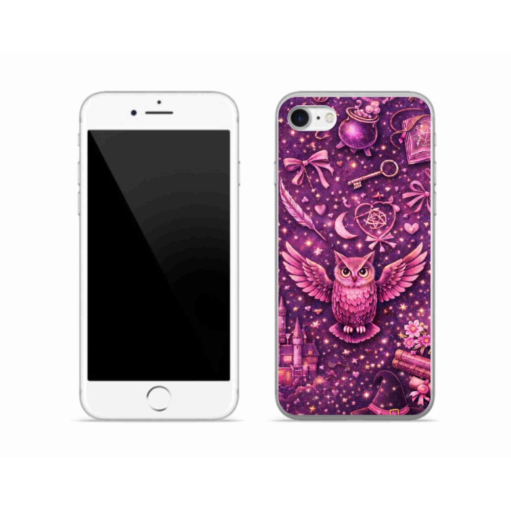 Gélový kryt mmCase na iPhone SE (2022) - magický svet