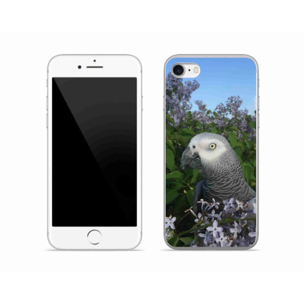 Gélový kryt mmCase na iPhone SE (2022) - papagáj žako