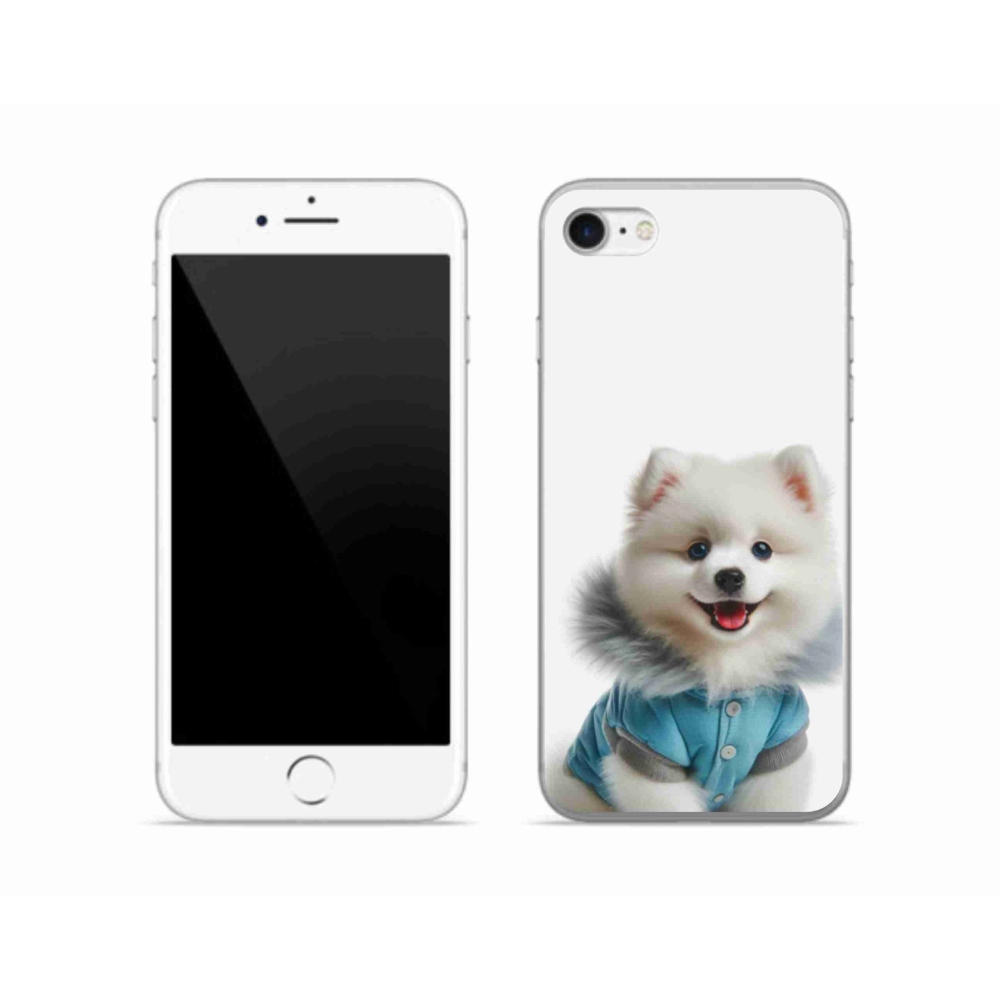 Gélový kryt mmCase na iPhone SE (2022) - pomeranian
