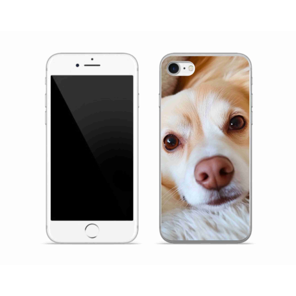 Gélový kryt mmCase na iPhone SE (2022) - Roztomilá čivava