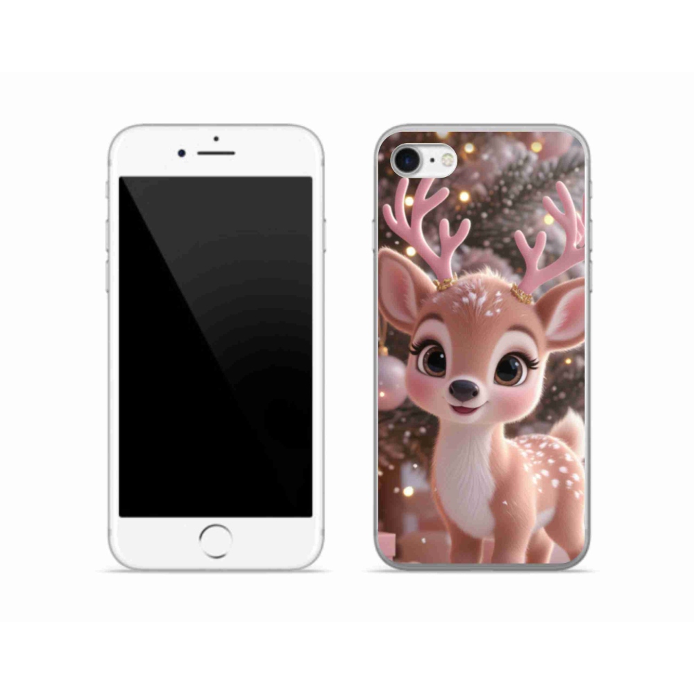 Gélový kryt mmCase na iPhone SE (2022) - roztomilý sob