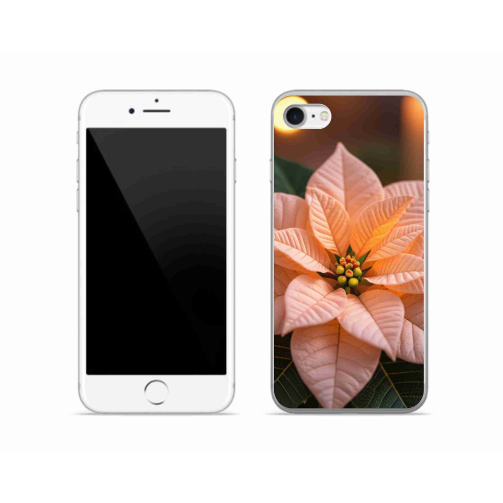 Gélový kryt mmCase na iPhone SE (2022) - vianočná hviezda