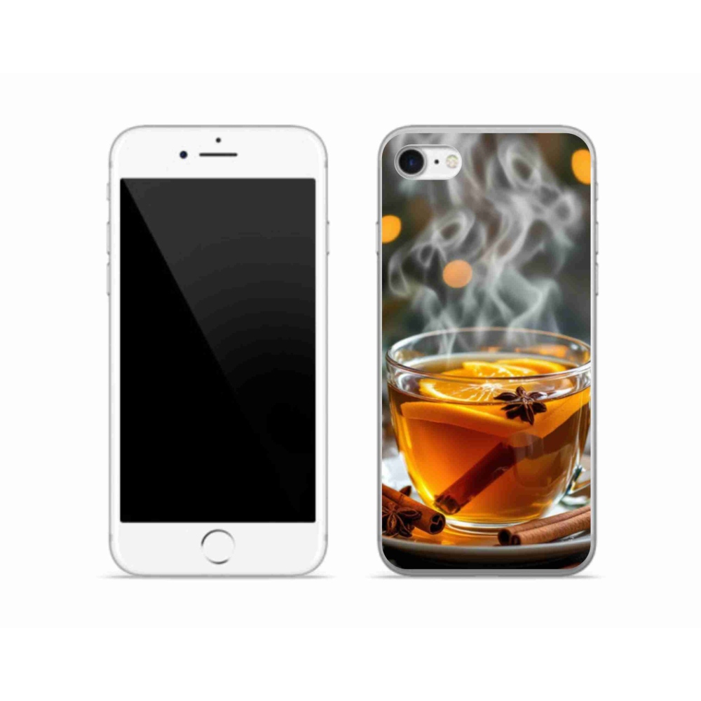 Gélový kryt mmCase na iPhone SE (2022) - vianočný punč