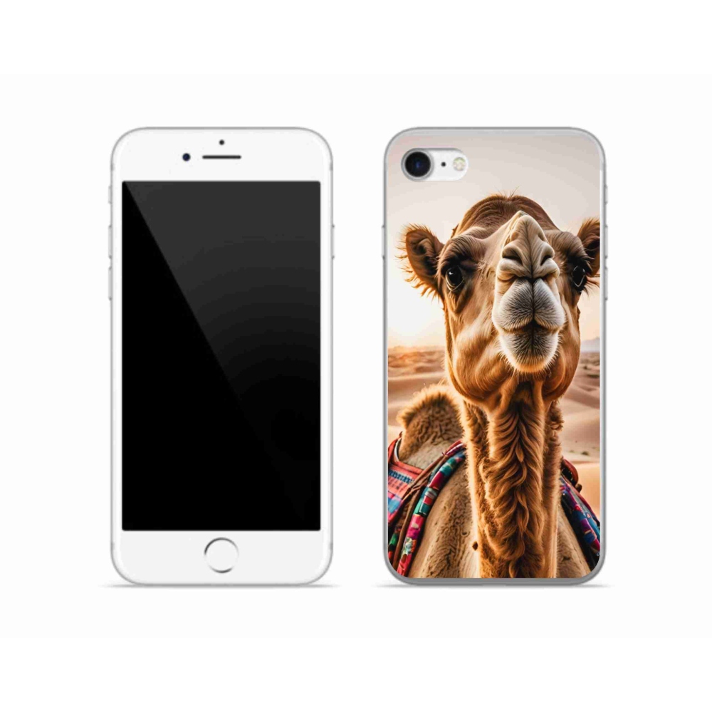 Gélový kryt mmCase na iPhone SE (2022) - ťava