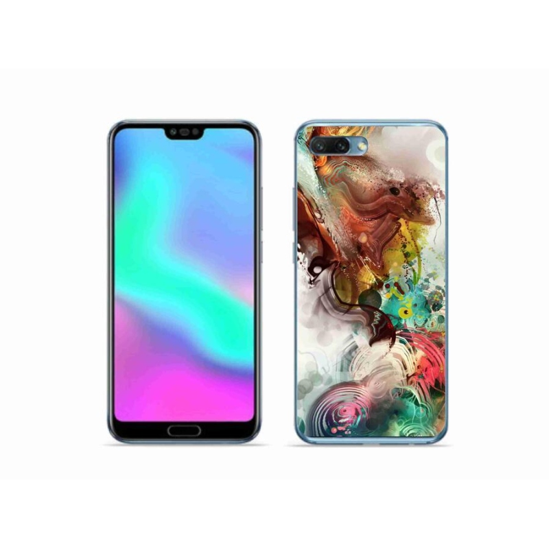 Gélový kryt mmCase na mobil Honor 10 - abstrakt 1