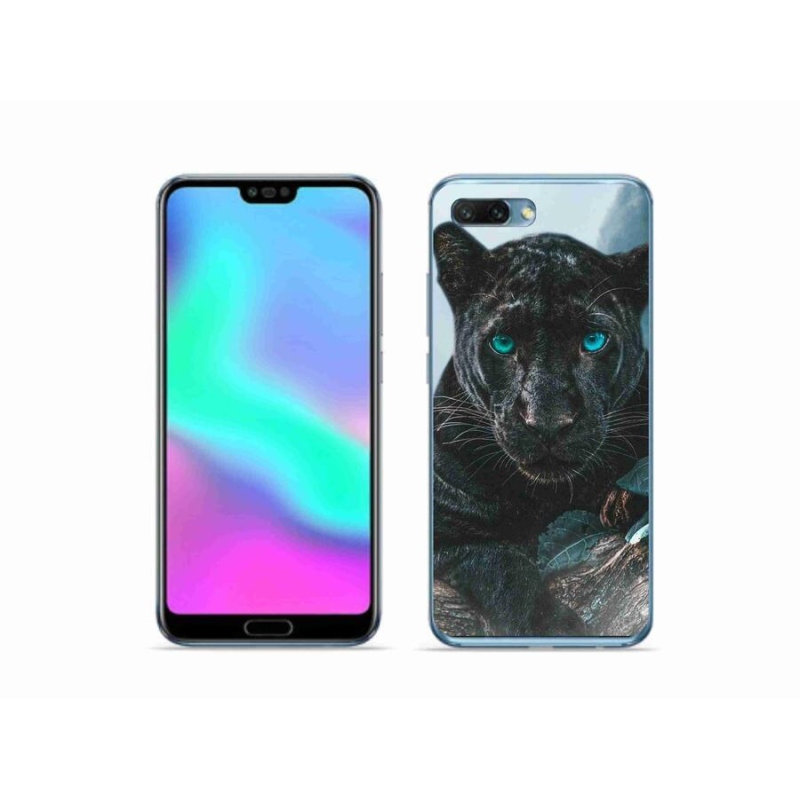 Gélový kryt mmCase na mobil Honor 10 - čierny panter