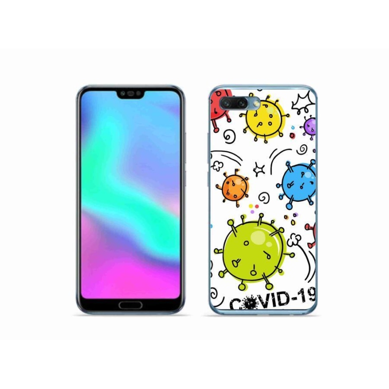 Gélový kryt mmCase na mobil Honor 10 - covid 2