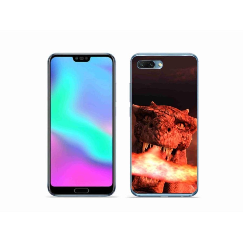 Gélový kryt mmCase na mobil Honor 10 - drak