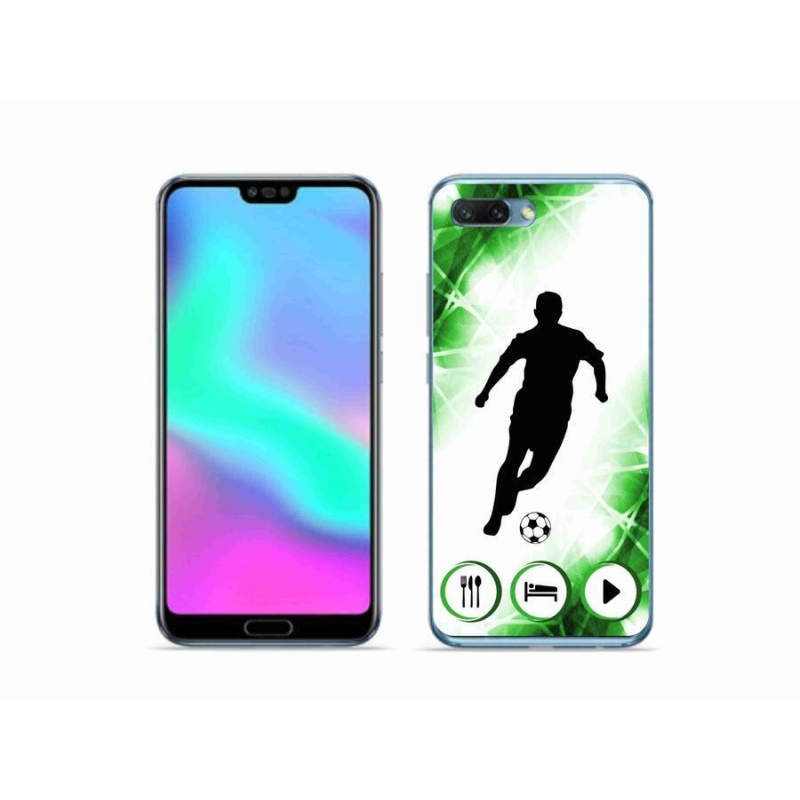Gélový kryt mmCase na mobil Honor 10 - futbalista
