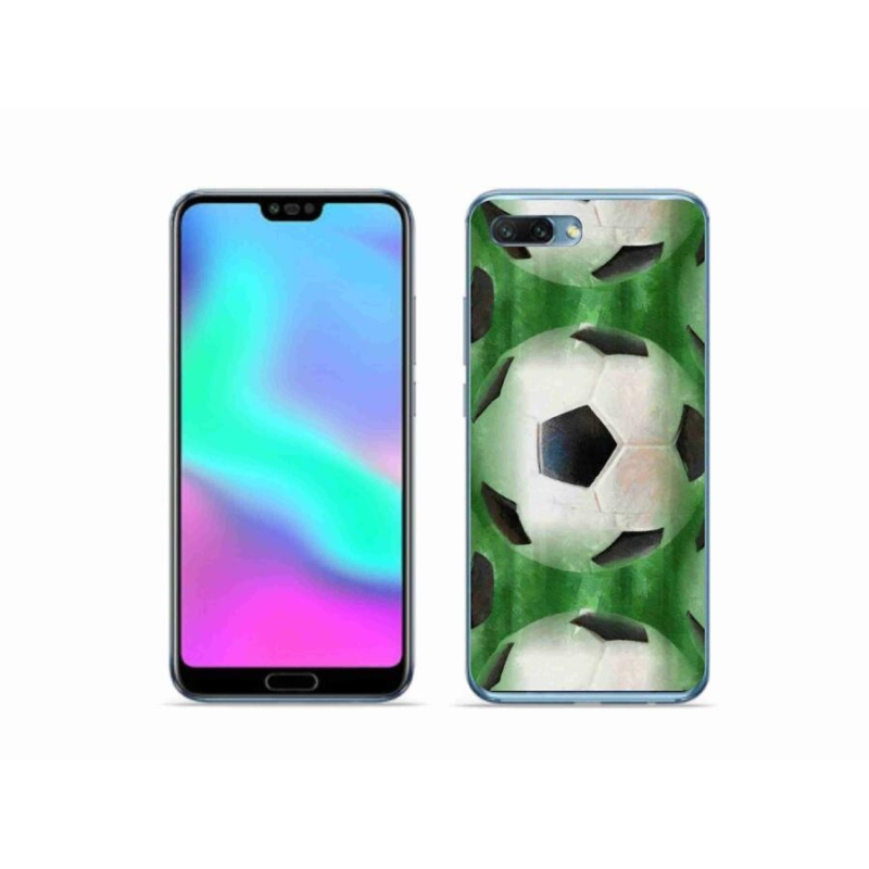 Gélový kryt mmCase na mobil Honor 10 - futbalová lopta