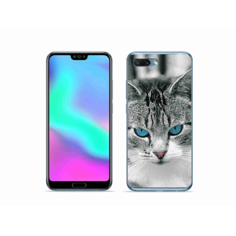 Gélový kryt mmCase na mobil Honor 10 - mačacie pohľad 1