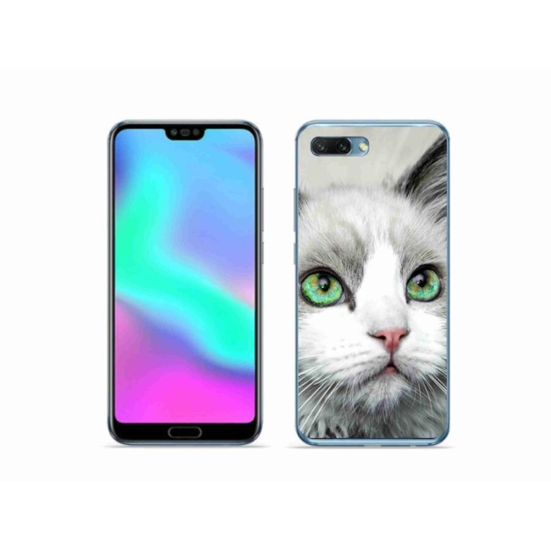 Gélový kryt mmCase na mobil Honor 10 - mačací pohľad