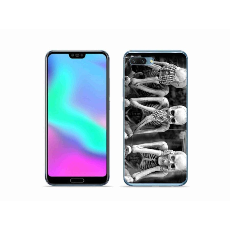 Gélový kryt mmCase na mobil Honor 10 - kostlivci