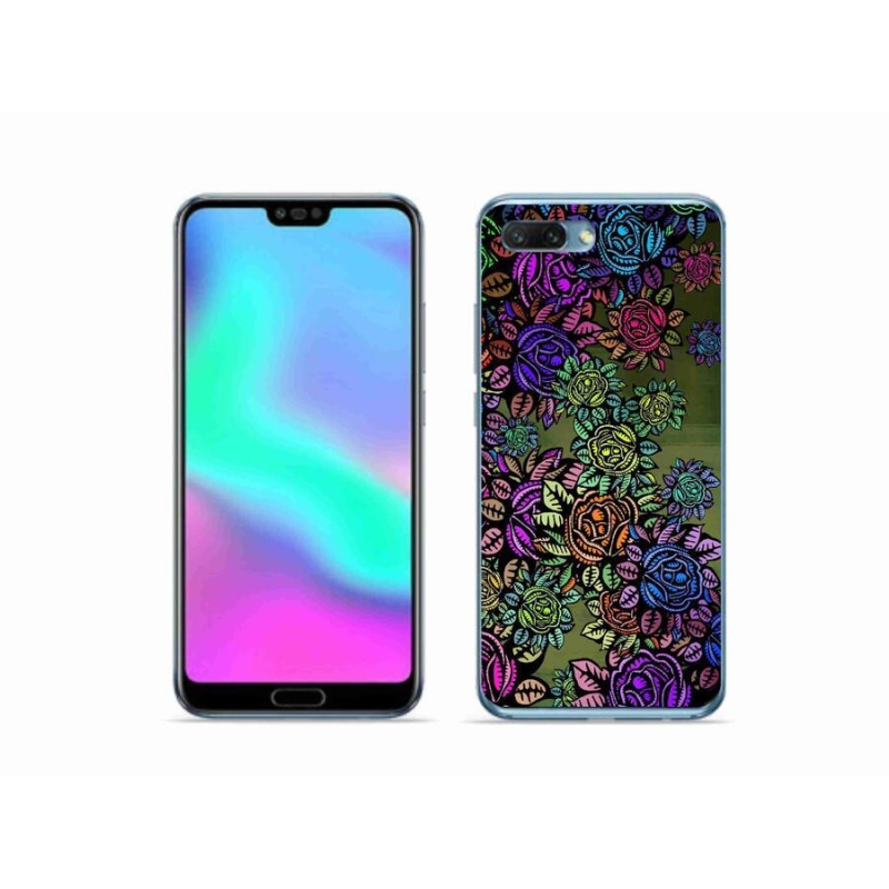 Gélový kryt mmCase na mobil Honor 10 - kvety 6