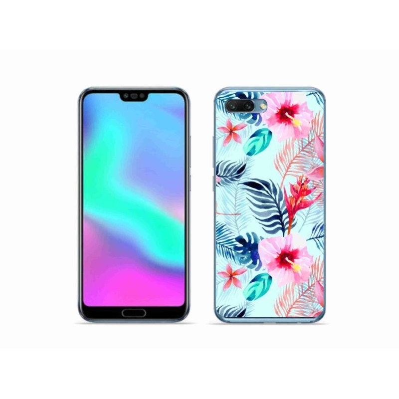 Gélový kryt mmCase na mobil Honor 10 - kvety