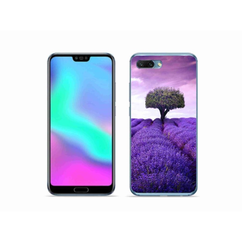 Gélový kryt mmCase na mobil Honor 10 - levanduľová lúka