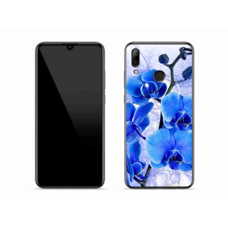 Gélový kryt mmCase na mobil Honor 10 Lite - modré kvety