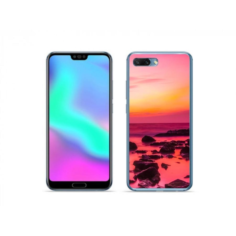 Gélový kryt mmCase na mobil Honor 10 - more a žiara