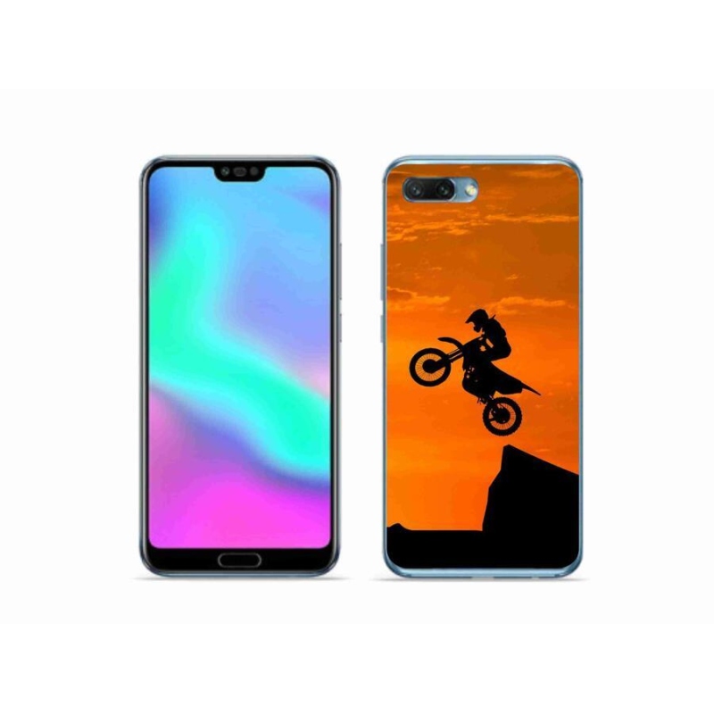 Gélový kryt mmCase na mobil Honor 10 - motocross