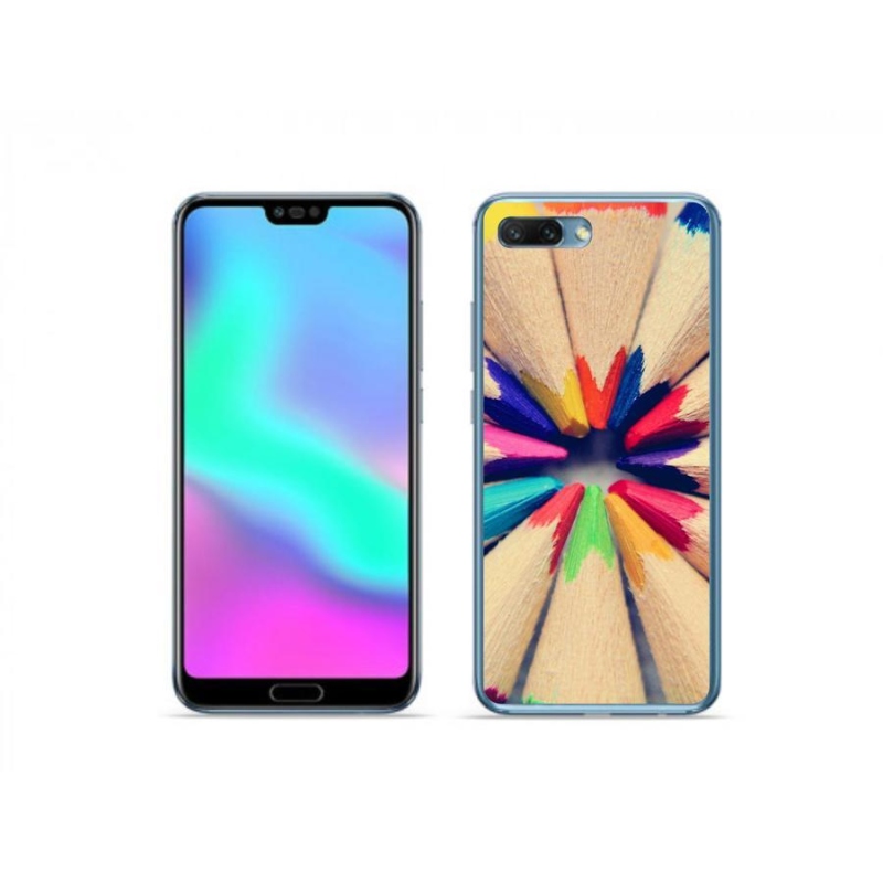 Gélový kryt mmCase na mobil Honor 10 - pastelky