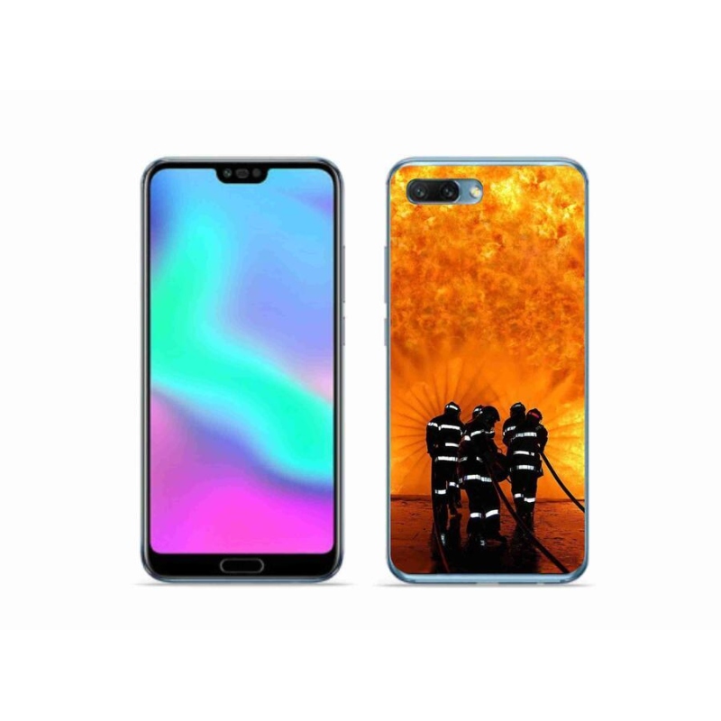 Gélový kryt mmCase na mobil Honor 10 - požiar