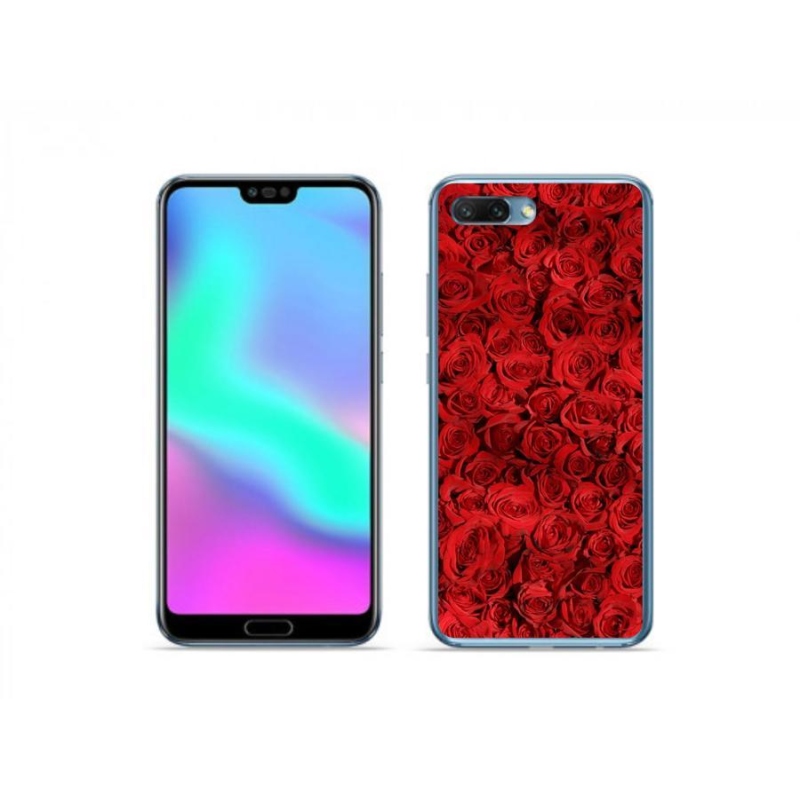 Gélový kryt mmCase na mobil Honor 10 - ruža