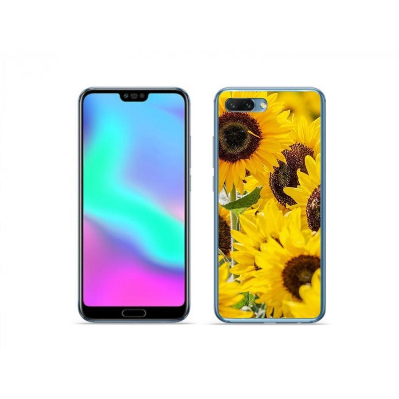 Gélový kryt mmCase na mobil Honor 10 - slnečnica