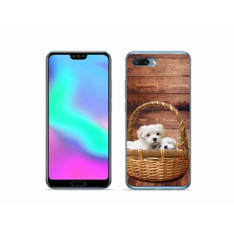 Gélový kryt mmCase na mobil Honor 10 - šteniatka