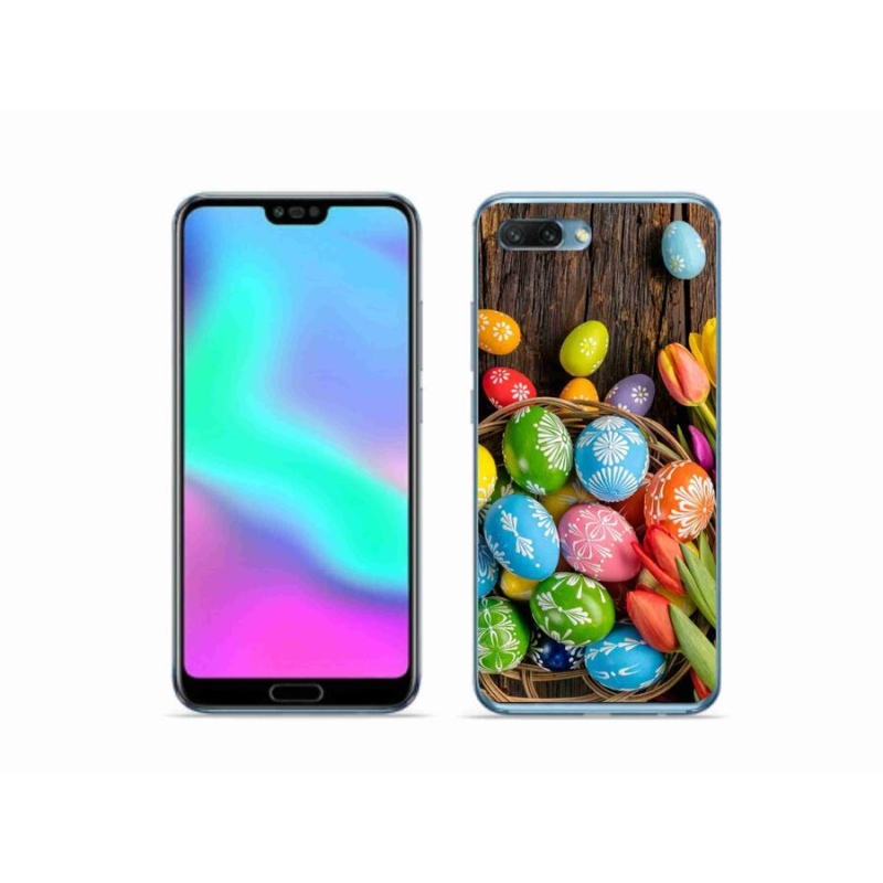 Gélový kryt mmCase na mobil Honor 10 - veľkonočné vajíčka