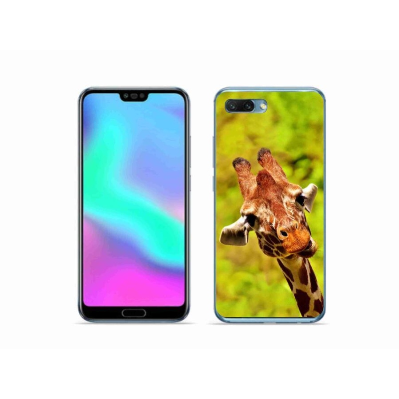 Gélový kryt mmCase na mobil Honor 10 - žirafa