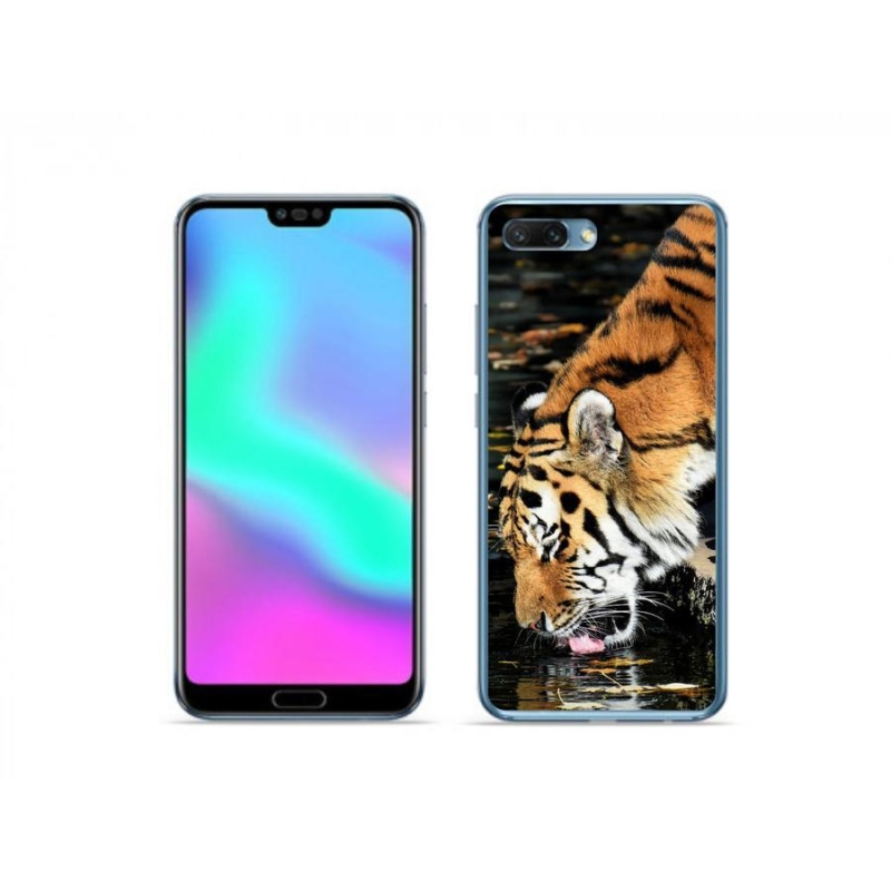 Gélový kryt mmCase na mobil Honor 10 - smädný tiger