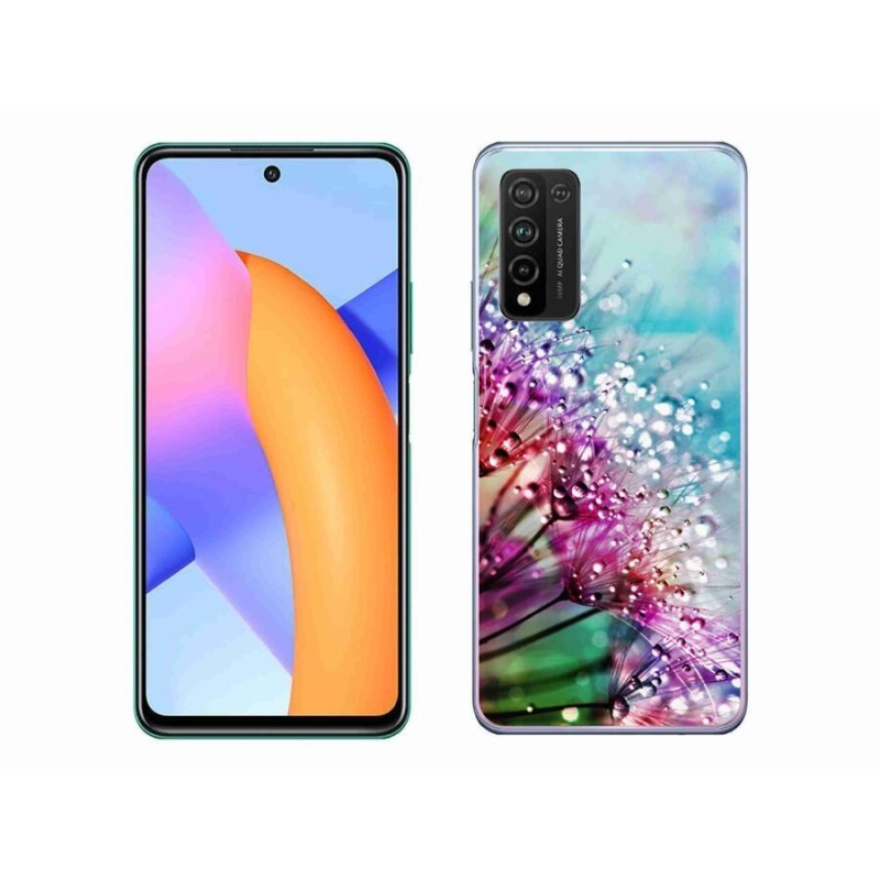 Gélový kryt mmCase na mobil Honor 10X Lite - farebné kvety