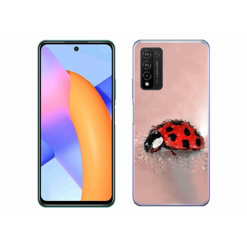 Gélový kryt mmCase na mobil Honor 10X Lite - lienka