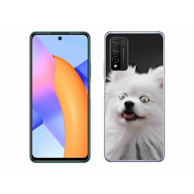 Gélový kryt mmCase na mobil Honor 10X Lite - biely špic