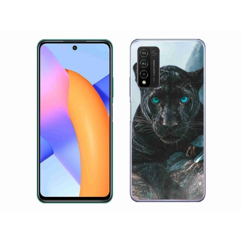 Gélový kryt mmCase na mobil Honor 10X Lite - čierny panter