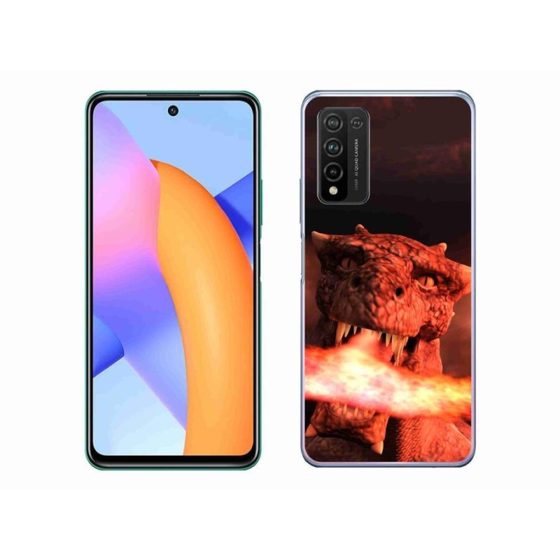 Gélový kryt mmCase na mobil Honor 10X Lite - drak