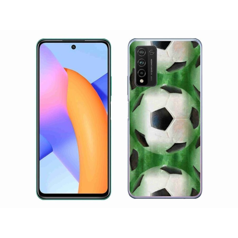 Gélový kryt mmCase na mobil Honor 10X Lite - futbalová lopta