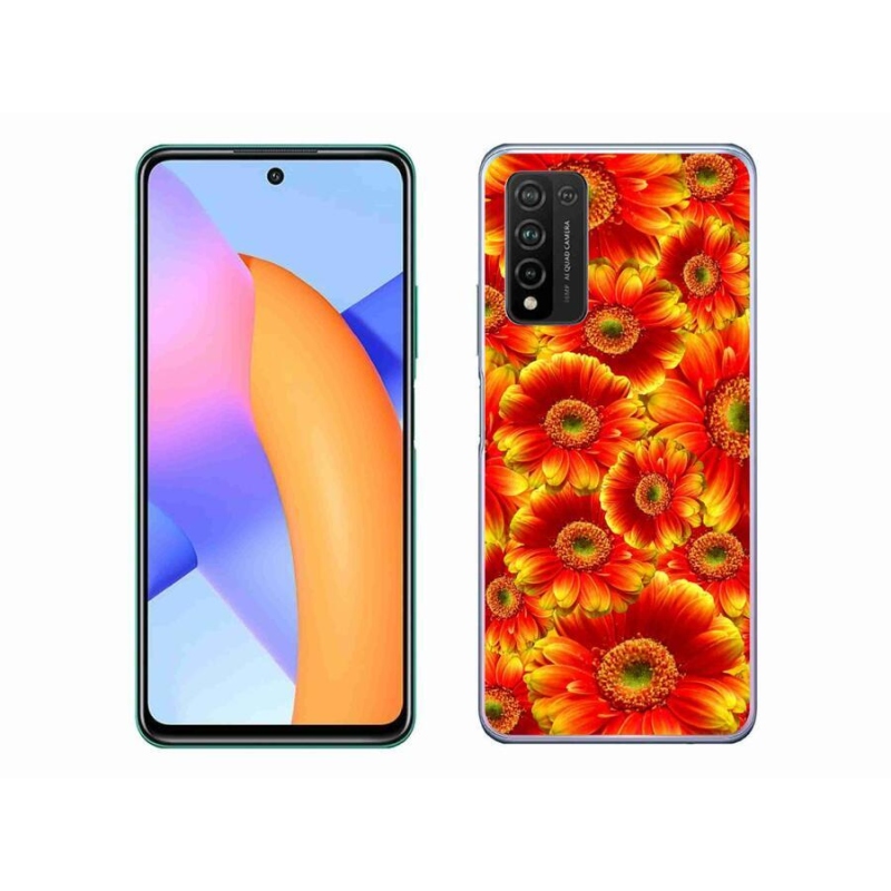 Gélový kryt mmCase na mobil Honor 10X Lite - gerbera 1