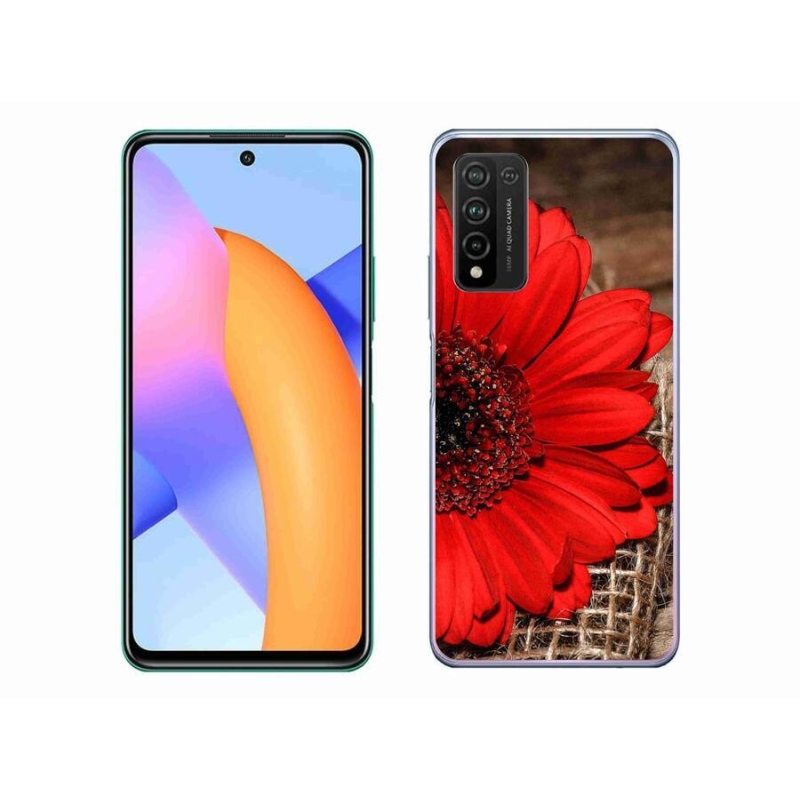 Gélový kryt mmCase na mobil Honor 10X Lite - gerbera