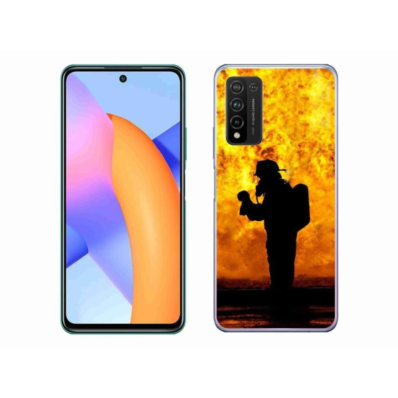 Gélový kryt mmCase na mobil Honor 10X Lite - hasič