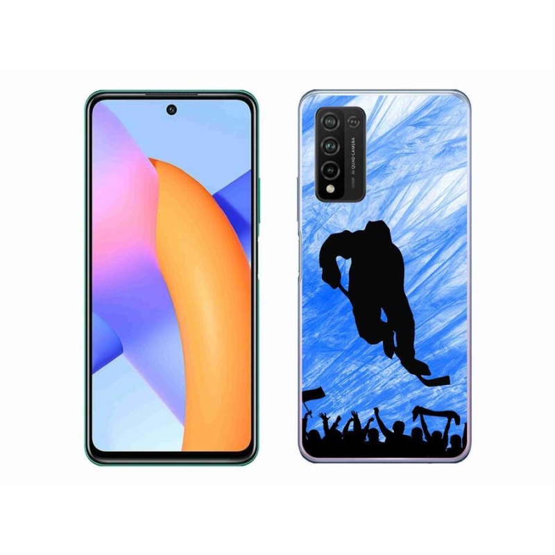 Gélový kryt mmCase na mobil Honor 10X Lite - hokejový hráč