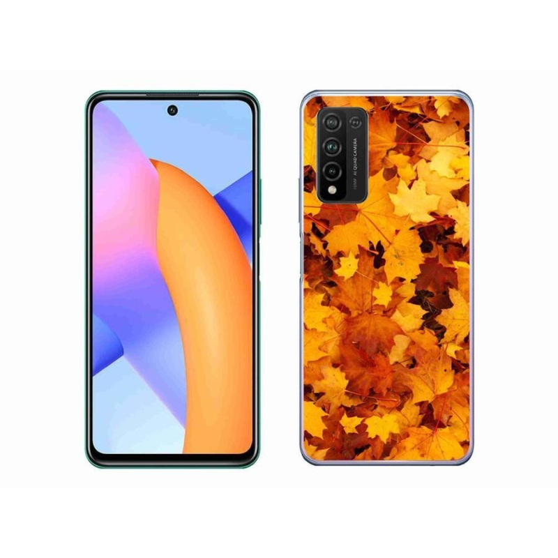 Gélový kryt mmCase na mobil Honor 10X Lite - javorové listy