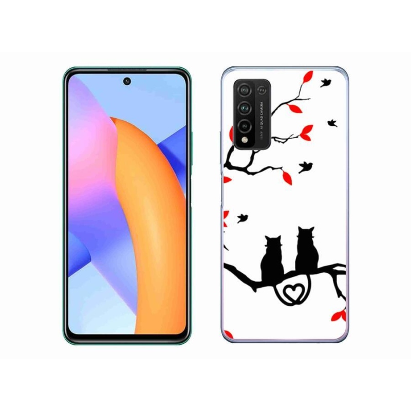 Gélový kryt mmCase na mobil Honor 10X Lite - mačací láska