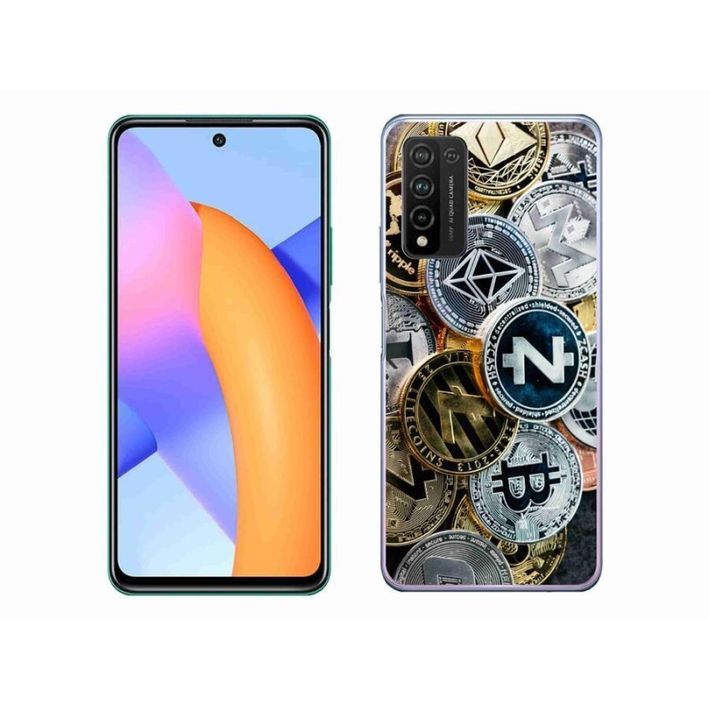 Gélový kryt mmCase na mobil Honor 10X Lite - kryptomena