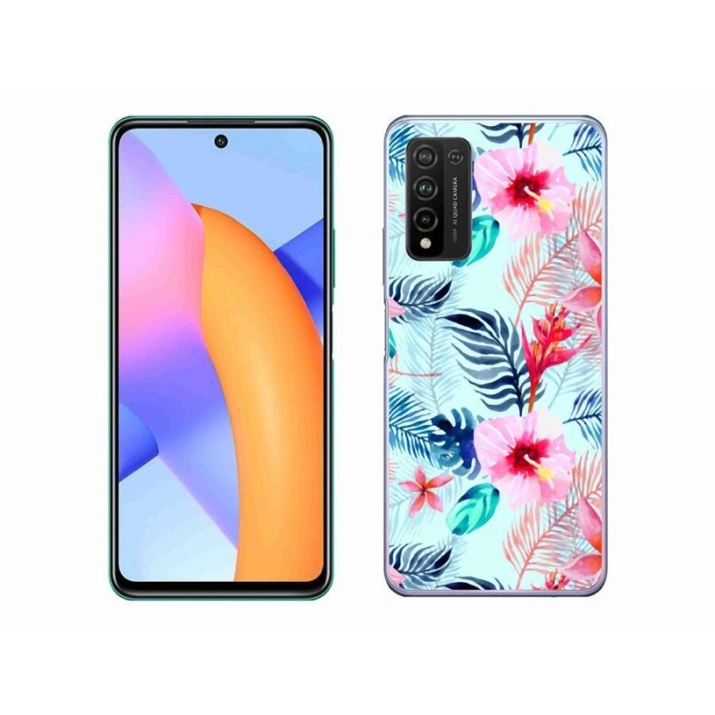 Gélový kryt mmCase na mobil Honor 10X Lite - kvety